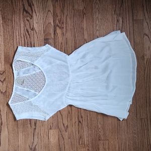 White Eyelash Couture Sheer Top